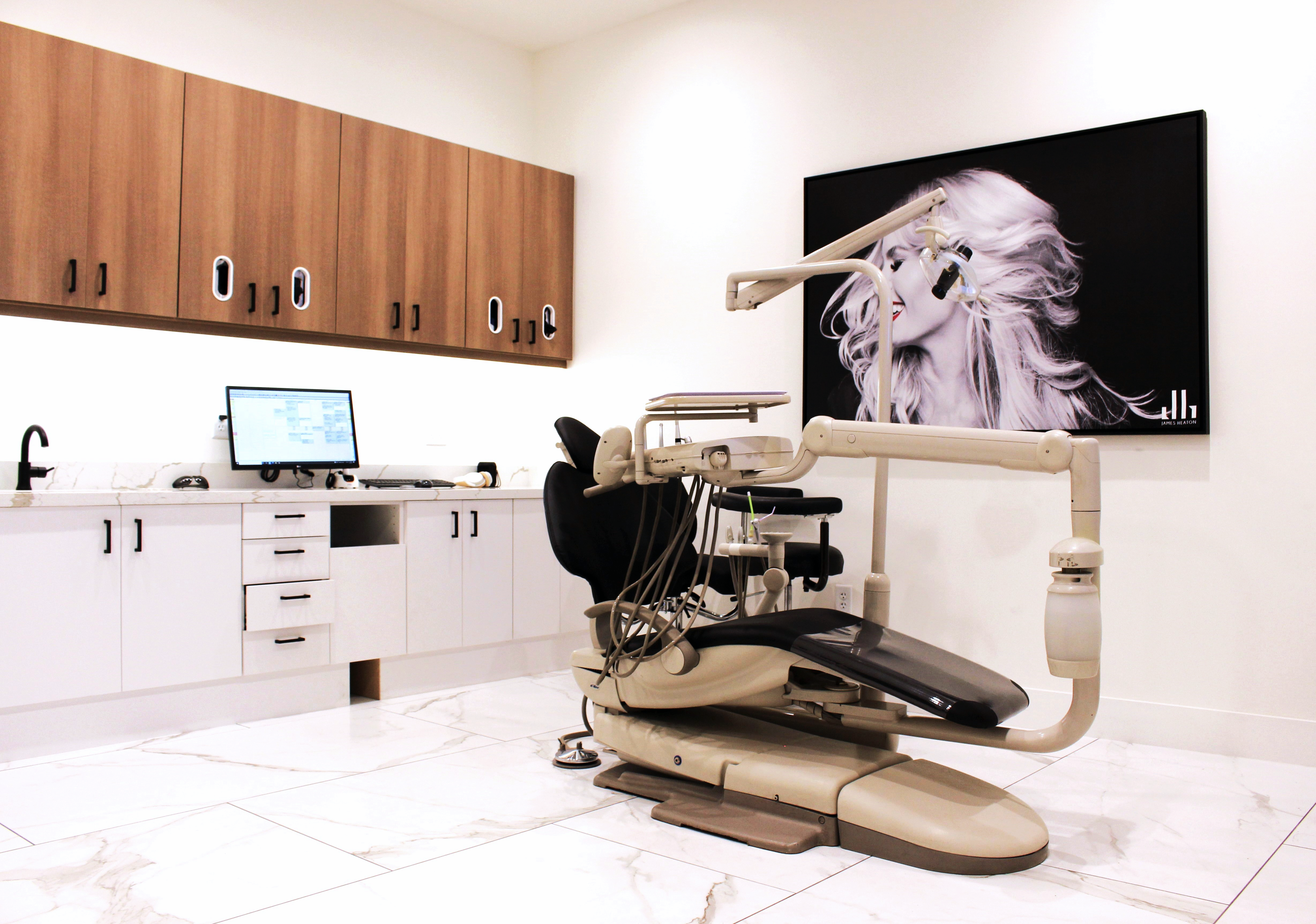 Dental office with equipment