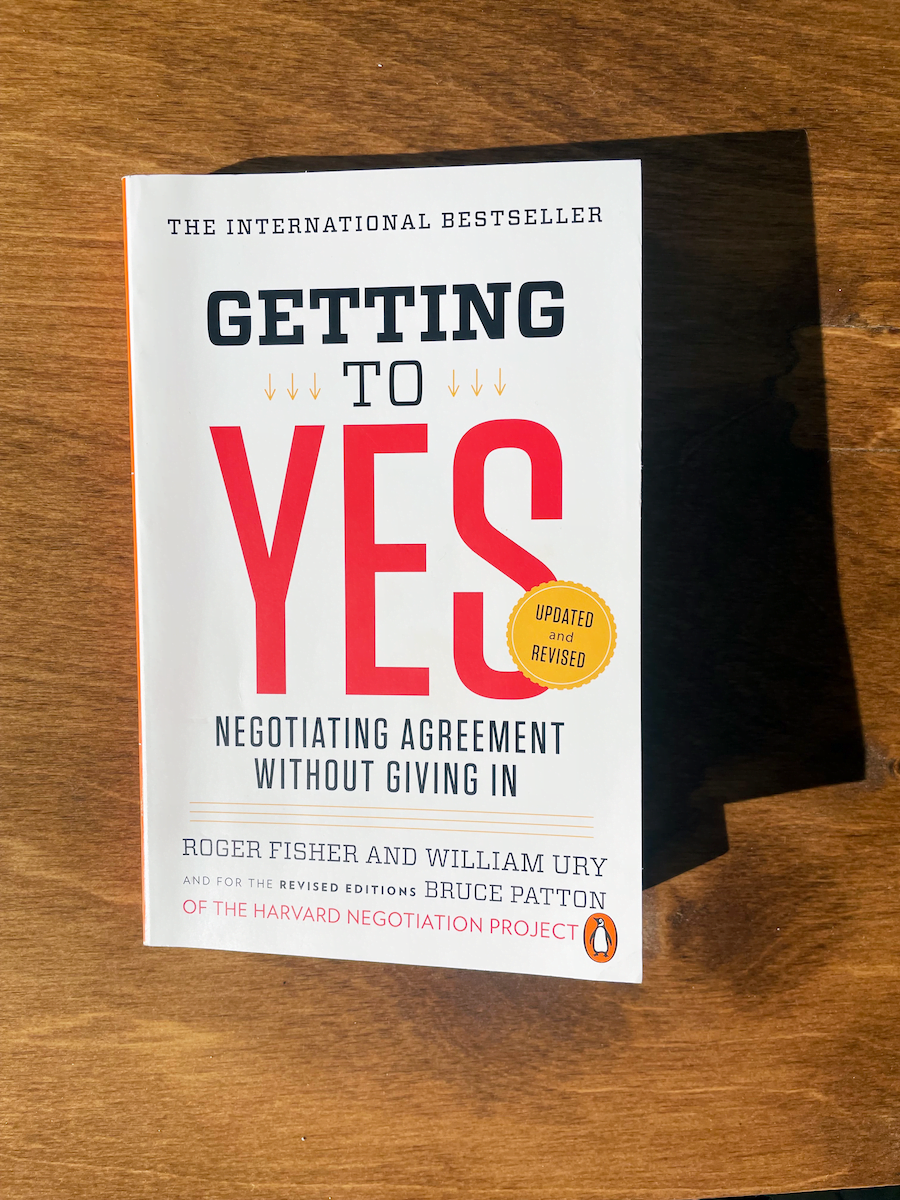 Menlo Book Club Getting to Yes