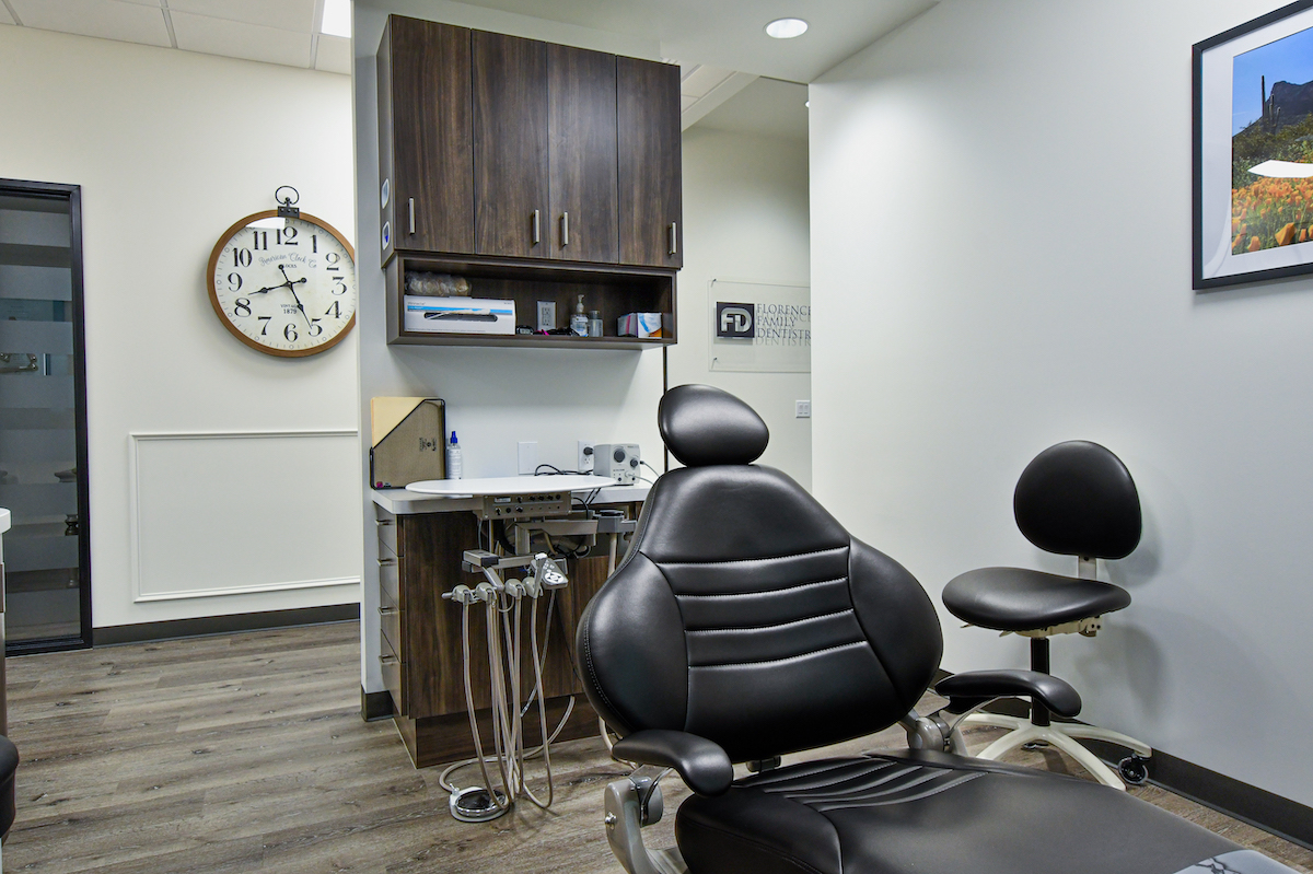 Dental chair and cabinetry