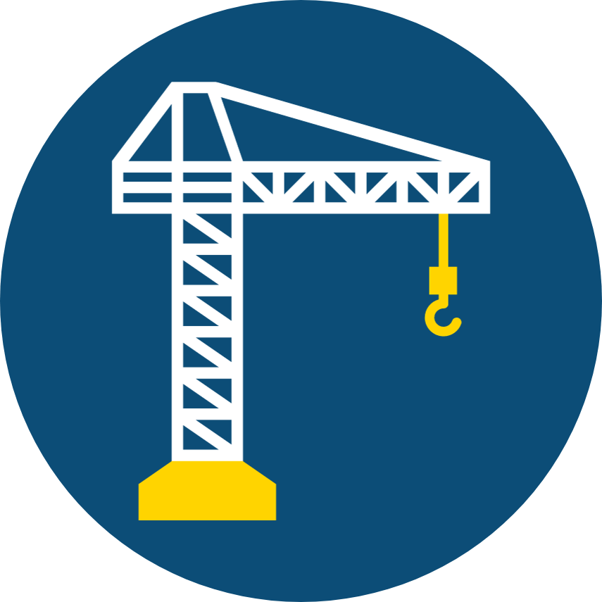 Construction crane icon